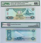 United Arab Emirates, 20 Dirhams, 2007, UNC, PMG 66, p21c, serial number: 267887513