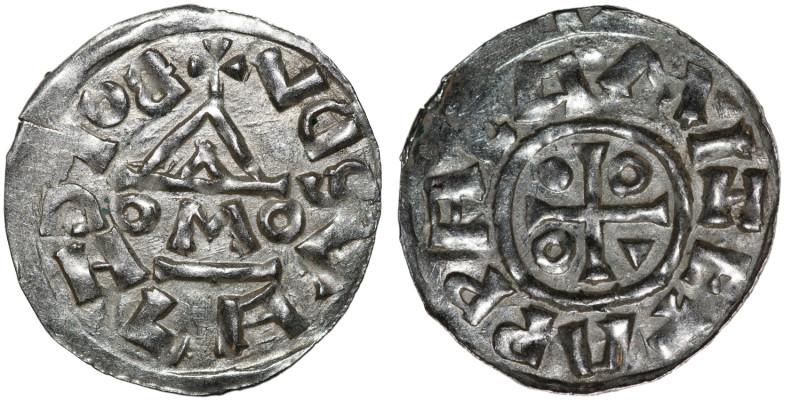 Czechia. Bohemia. Boleslav III 999 – 1002/3. AR Denar (19mm, 0.94g). Prague mint...