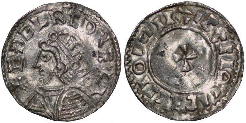 Denmark. Time of Svend Forkbeard – Cnut The Great 1000/5–1020. AR Penny (19mm, 1...