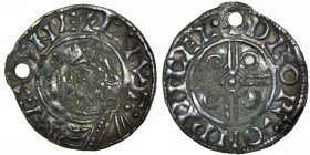 England. Cnut the Great 1016-1035. AR Penny (18mm, 1.02 g, 9h). Pointed Helmet type (BMC xiv, Hild. G). Winchcombe mint; moneyer Dropa. Struck circa 1...