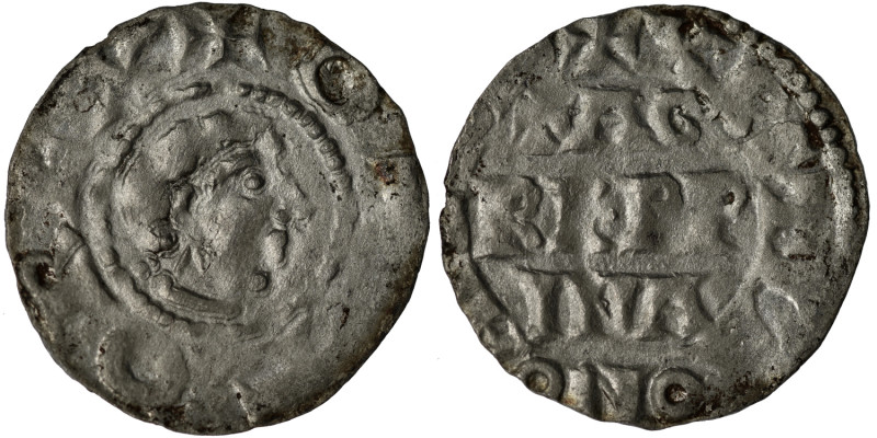 Germany. Andernach. Otto III. 983 – 1002. AR Denar (18mm, 0.63g). Andernach mint...