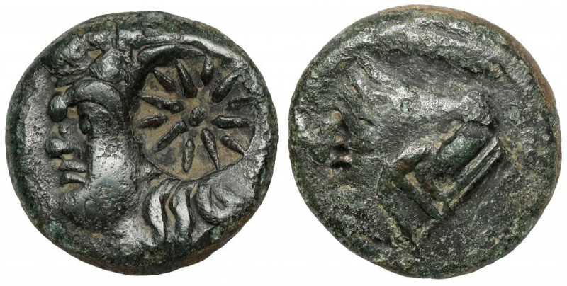 Greece, Thrace / Chersonesus, Panticapaeum (310-303 BC) AE19 - Countermarked Twe...