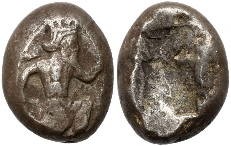 Persia, Achaemenid Empire, Artaxerxes I or Darius III (450-330 BC) AR Siglos Obv...