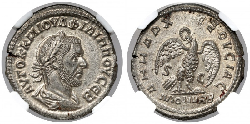 Philip I (244-249 AD) Bilon Tetradrachm, Antioch - Beautiful! Obverse: AVTOK K M...