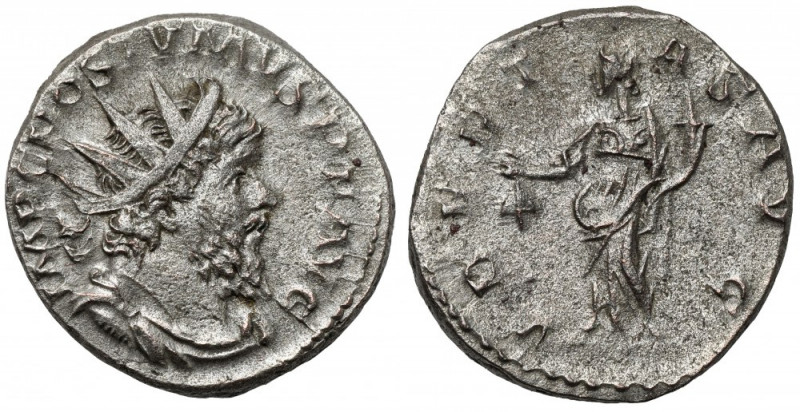 Postumus (260-269 AD) Antoninian - Imperium Galliarum, Cologne Awers: Popiersie ...