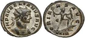 Aurelian (270-275) Antoninian, Rome - ex. G.J.R. Ankoné Issue 11 (early September 275) Obverse: IMP AVRELIANVS AVG Radiate and cuirassed bust right.
...