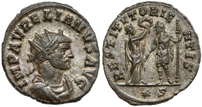 Aurelian (270-275) Antoninian, Siscia - ex. G.J.R. Ankoné Issue 4 (autumn 271) O...