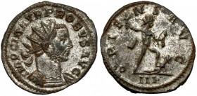 Probus (276-282) Antoninian, Lugdunum Florian-like portrait (typical for the first two early emissions at Lugdunum)&nbsp;&nbsp;
 Desirable reverse ty...