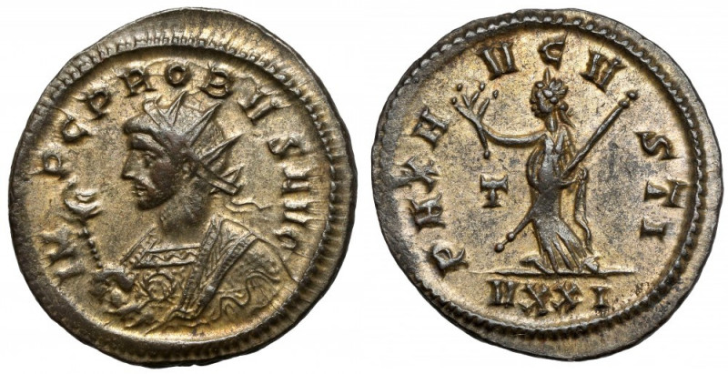 Probus (276-282) Antoninian, Ticinum Obverse: IMP C PROBVS AVG
 Radiate bust le...