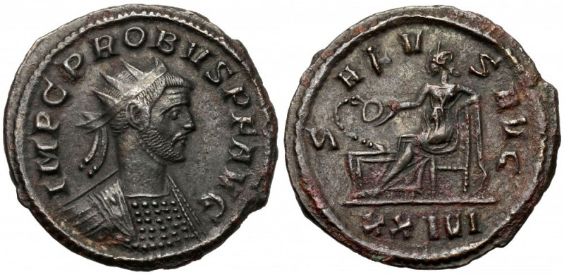 Probus (276-282) Antoninian, Siscia Obverse: IMP C PROBVS P F AVG
 Radiate and ...