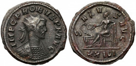 Probus (276-282) Antoninian, Siscia Obverse: IMP C PROBVS P F AVG
 Radiate and cuirassed bust right.
 Reverse: SALVS AVG / XXIVI Salus seated left,&...