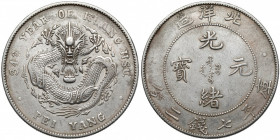 China, Chihli, Yuan year 34 (1908) Srebro, średnica 38,8 mm, waga 26,95 g.&nbsp; 
Grade: VF+ 

WORLD COINS - ASIA CHINA