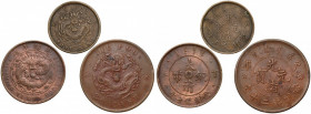 China, 5-20 cash, lot of 3 copper coins 
Grade: VF-XF 

WORLD COINS - ASIA CHINA