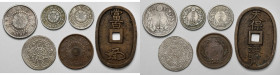 Japan and India, lot of 6 silver and bronze coins 

WORLD COINS - ASIA JAPAN
