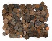 Russia, copper coins, big lot (2 kilograms) Monety w stanach obiegowych, z puszki po byłym kolekcjonerze. Nieoglądane i nieweryfikowane przez nas. Zai...