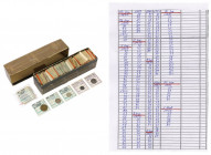 Rosja and USSR, COLLECTION, 1/4 kopecks - 1 ruble Stara kolekcja monet. Wszystkie monety w starych kopertkach stemplowanych według wzoru PTN i z opisa...