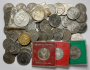 Russia and USSR - lot of coins and medals MIX Całość pokazana na zdjęciu. Kilka monet w oryginalnych zgrzewkach czy pudełkach. 

EUROPE WORLD COINS ...
