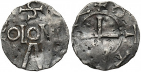 Köln, Otto II oder Otto III (973–1002) Denar o.J.
Kolonia, Otto II lub Otto III (973–1002) Denar bez daty Srebro, średnica 17,0 mm, waga 1,66 g.&nbsp...