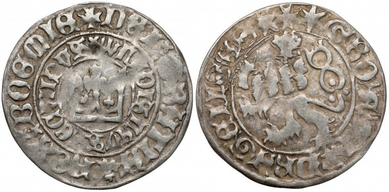 Bohemia, Vladislaus II (1471-1516) Prague groschen 
Grade: VF 

EUROPE CZECH ...