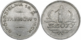 Tarnów, 16 Pułk Piechoty, 1 złoty Aluminium, średnica 25,2 mm, waga 1,32 g.&nbsp; Reference: Bartoszewicki 12.5 (R6a)
Grade: XF 

TOKEN POLAND POLE...