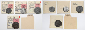 Markstadt (Mieścisko), od 10 do 50 fenigów 1918, zestaw (4szt) - ex. Kałkowski Znakomite stany. Egzemplarze z kolekcji Tadeusza Kałkowskiego, w komple...