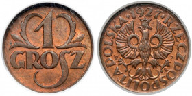 1 grosz 1927 Reference: Chałupski 2.2.2.a, Parchimowicz 101.c
Grade: UNC/AU 

POLAND POLEN