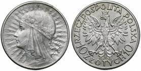 Głowa Kobiety 10 złotych 1932 bz - fałszerstwo z epoki - piękne Wysokiej jakości fałszerstwo z epoki - bardzo dobry odlew. 
 Dobrze wykonane również ...