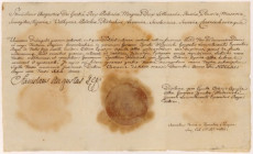Patent Orderu Orła Białego 1791 r - dla gen. Ignacego Wodzińskiego, adiutanta króla Stanislawa Augusta Poniatowskiego #NL##NL# Patent nadania Orderu O...