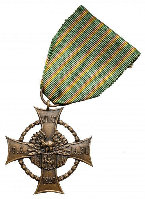 Krzyż Zasługi Wojsk Litwy Środkowej Krzyż Wojsk Litwy Środkowej w wykonaniu fran...