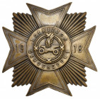 Odznaka 1 Dywizjon Samochodowy Wersja żołnierska, jednoczęściowa, wykonana w tombaku srebrzonym i patynowanym. Nakrętka firmowa wykonawcy w komplecie,...