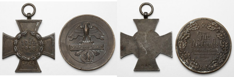 Niemcy, Krzyż Zasługi za Wojnę 1914-1918 i Medal 'Blut und Boden' 

DEUTSCHLAN...