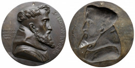 Medalion (175mm) Florian Topolski 1894 Efektowny, duży medalion.&nbsp; Piotr Topolski (1804-1844) - polski szlachcic, powstaniec, emigrant i misjonarz...