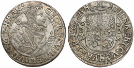 Prusy, Jerzy Wilhelm, Ort Królewiec 1622 - w zbroi - znak na Aw. Bardzo ładny. Typ z popiersiem w zbroi przepasanej szarfą. Odmiana ze znakiem mennicz...