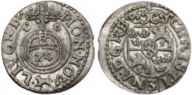 Krystyna Waza, Półtorak Ryga 1648 Emisja liwońska, z herbem lis. 
 Reference: Górecki R.48.2.b (F2)
Grade: XF 

POLAND RIGA SWEDEN