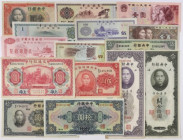 China - banknotes lot (15pcs) 
Grade: 4+ do 1 

CHINA