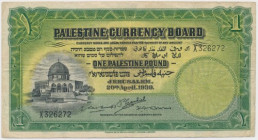 Palestine, 1 Pound 1939 Nice, natural, without conservation.&nbsp; 
Reference: Pick 7c
Grade: F+ 

PALESTINE