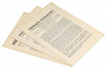 Pieniądz Papierowy, Rok 1926 nr 1-2 i 1928 nr 2 (3szt) Trzy numery ilustrowanego dodatku kwartalnego do 'Zapisków Numizmatycznych'. Ciekawe artykuły T...