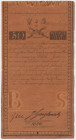 50 złotych 1794 - C - herbowy znak wodny [J HONIG & ZOONEN] Banknot w zadowalającym stanie zachowania, z widoczną odręcznie pisana numeracją i podpisa...