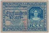 Glogau (Głogów), 1.000 mark 1922 - UNGÜLTIG Reference: Müller 1735.3.a
Grade: XF+ 

POLAND POLEN GERMANY RUSSIA NOTGELDS