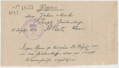 Waldenburg (Wałbrzych), 10 mk 1914 Reference: Diesner 415I.1.a
Grade: VF+ 

POLAND POLEN GERMANY RUSSIA NOTGELDS