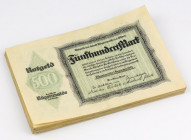 Rugenwalde (Darłowo), PAKIET 500 mk 1922 (47szt) 

POLAND POLEN GERMANY RUSSIA NOTGELDS