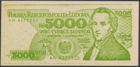 Solidarność, 5.000 złotych 1986 Fryderyk Chopin Papier gazetowy. Pozycje tego typu szerzej omówione na naszym blogu&nbsp; tutaj 

Grade: UNC