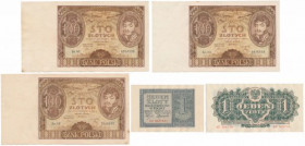 Zestaw banknotów polskich z lat 1934-44 (5szt) 100 zł 1934 (3szt) st.3-2 1 zł 1941 st.2+ 1 zł 1944 st.2/2+ 


POLAND POLEN MIXED LOTS BANKNOTES