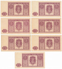 1 złoty 1946 - zestaw (7szt) 1 szt. st.2+ 3 szt. st.1- 3 szt. st.1/1- 
Reference: Miłczak 123
Grade: UNC/1 do 2+ 

POLAND POLEN MIXED LOTS BANKNOT...