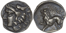 GRÈCE ANTIQUE
Ionie, Milet. Diobole ND (330-300 av. J.-C.), Milet.
GC.cf.4503 ; Argent - 0,92 g - 11 mm - 11 h 
Belle patine. TTB.