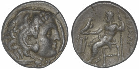 GRÈCE ANTIQUE
Macédoine (royaume de), Alexandre III le Grand (336-323 av. J.-C.). Drachme ND (323-319 av. J.-C.), Colophon.
P.1768 ; Argent - 3,16 g...