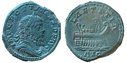 EMPIRE ROMAIN
Postume (260-269). Sesterce ND (260-269), Trèves.
RIC.144 ; Bron...