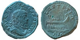 EMPIRE ROMAIN
Postume (260-269). Sesterce ND (260-269), Trèves.
RIC.144 ; Bronze - 13,86 g - 29 mm - 6 h
Avec sa patine originale et bien complet. ...