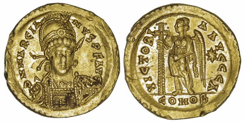 EMPIRE BYZANTIN
Marcien (450-457). Solidus ND (450-457), 1ère officine, Constan...