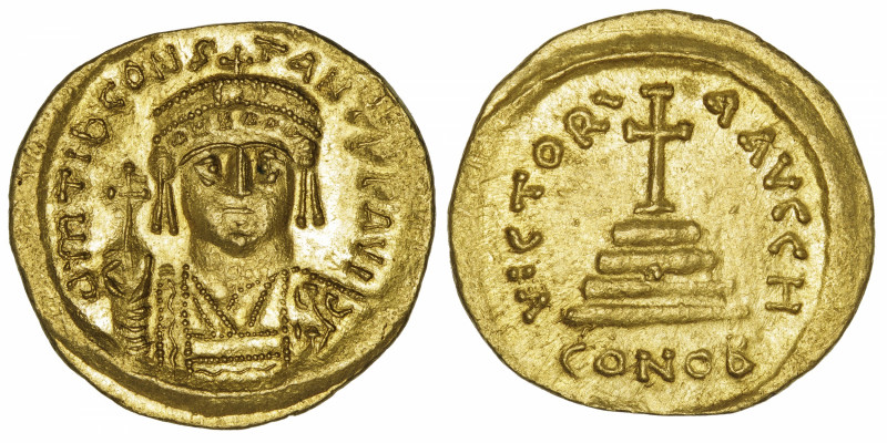 EMPIRE BYZANTIN
Tibère II Constantin (578-582). Solidus ND (579-582), Constanti...